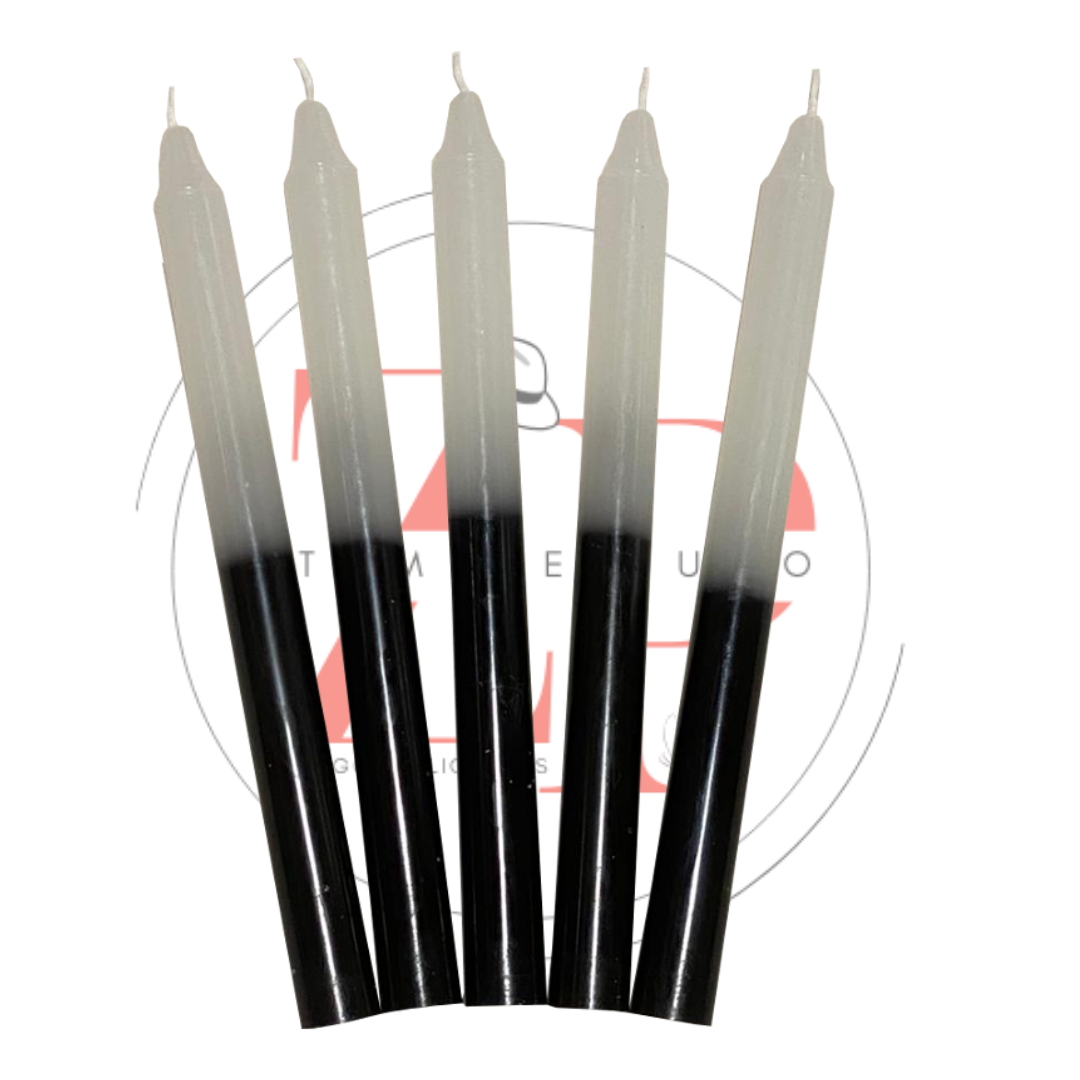 Velas Palito Bicolor Diversas Cores - Imagem 3