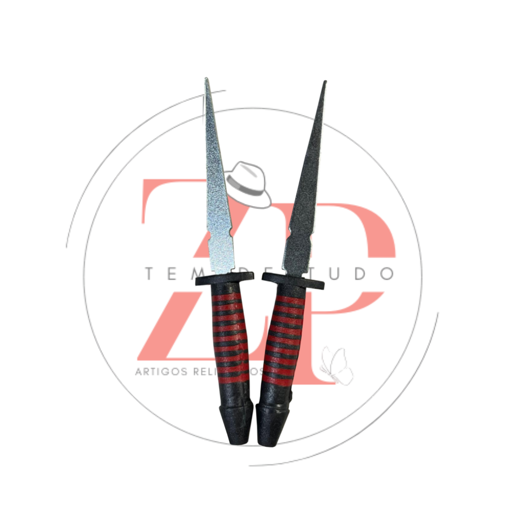 Punhal Preto e Vermelho
