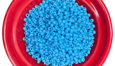 Miçangas 3mm Leitoso