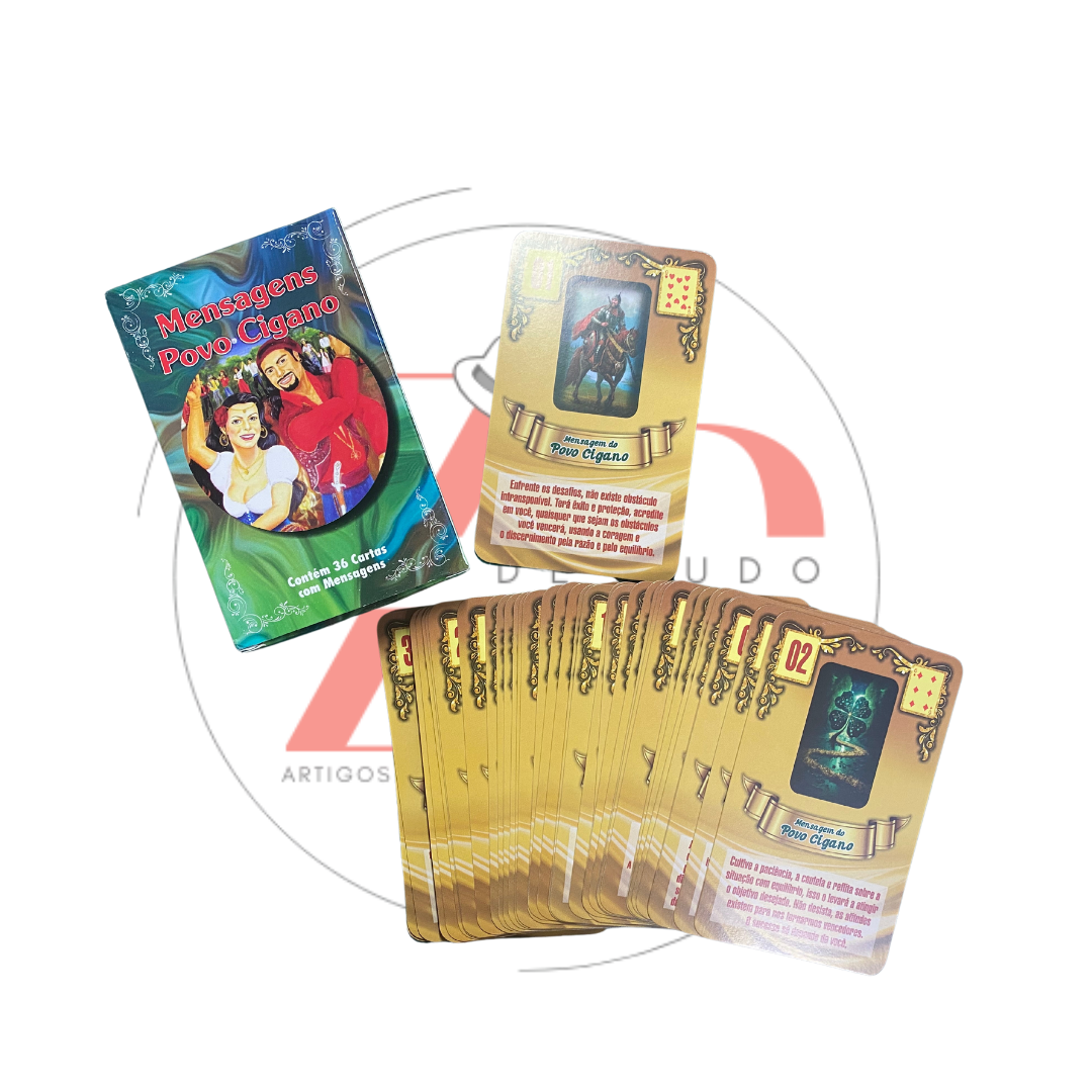 Baralho Mensagem do Povo Cigano