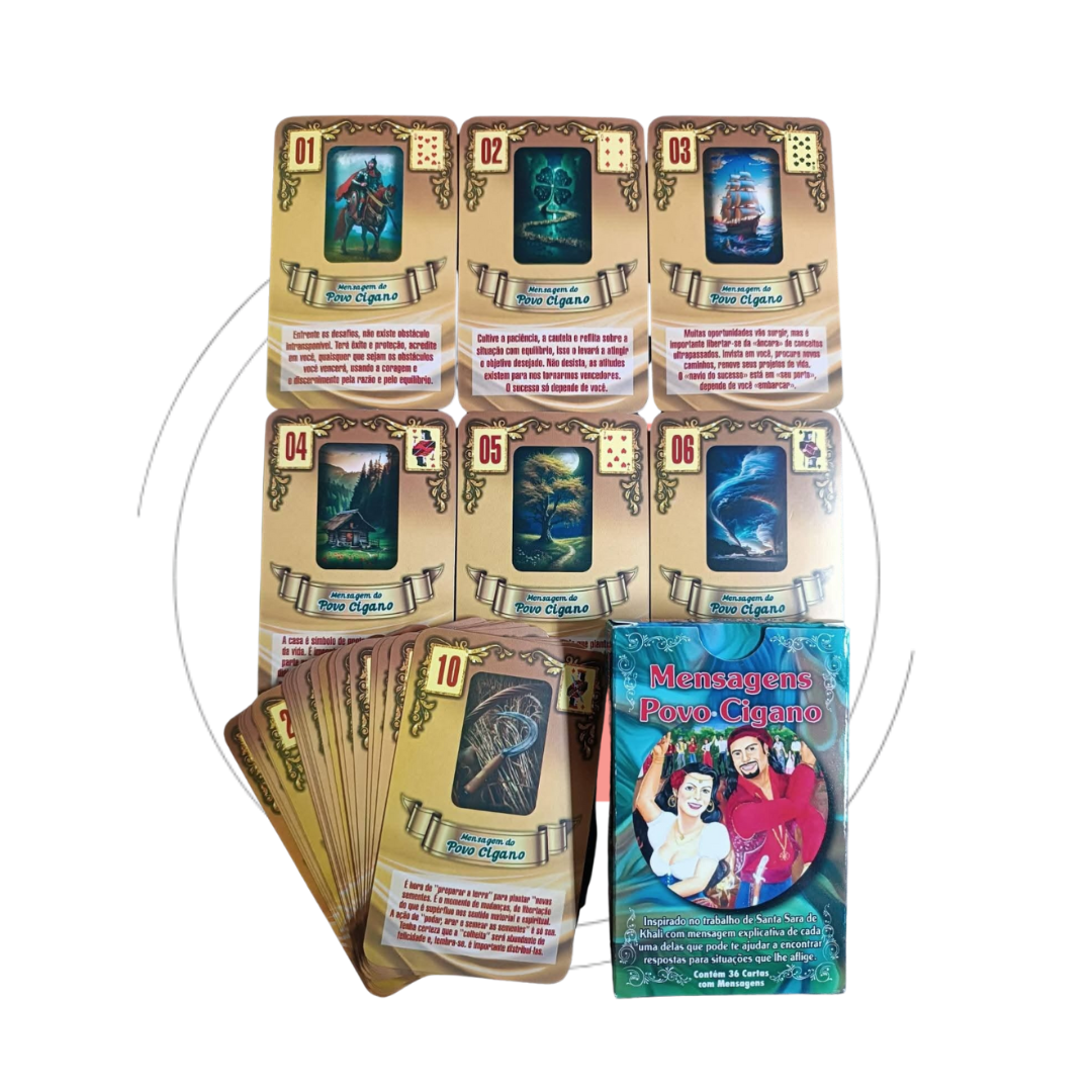 Baralho Mensagem do Povo Cigano - Imagem 2